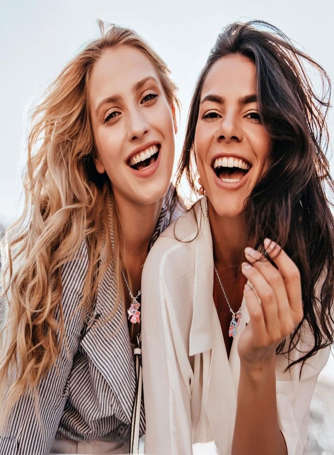 Lyomied Cute Best Friend Necklace Set, Cartoon Friendship Necklace for 2 - Gift for Best Friend and Bestie - Image 4